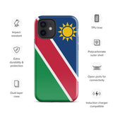 Namibia Namibian Flag iPhone Case 15 14 13 12 11 Pro Max Plus Mini Gift Travel Souvenir