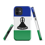 Lesotho Basotho Flag iPhone Case 15 14 13 12 11 Pro Max Plus Mini Gift Travel Souvenir