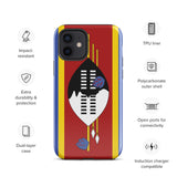 Eswatini Flag iPhone Case 15 14 13 12 11 Pro Max Plus Mini Gift Travel Souvenir