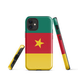 Cameroon Cameroonian Flag iPhone Case 15 14 13 12 11 Pro Max Plus Mini Gift Ideas Country Map Skyline Gift  Travel  Souvenir