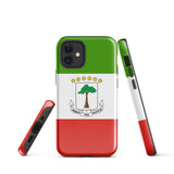 Equatorial Guinea Guinean Flag iPhone Case 15 14 13 12 11 Pro Max Plus Mini Gift Ideas Country Map Skyline Gift Travel  Souvenir