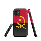 Angola Angolan Flag iPhone Case 15 14 13 12 11 Pro Max Plus Mini Gift Travel Souvenir