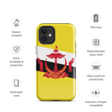 Brunei Bruneian Flag iPhone Case 15 14 13 12 11 Pro Max Plus Mini Gift Travel Souvenir