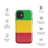 Mali Malian Flag iPhone Case 15 14 13 12 11 Pro Max Plus Mini Gift Travel Souvenir