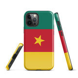 Cameroon Cameroonian Flag iPhone Case 15 14 13 12 11 Pro Max Plus Mini Gift Ideas Country Map Skyline Gift  Travel  Souvenir