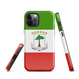 Equatorial Guinea Guinean Flag iPhone Case 15 14 13 12 11 Pro Max Plus Mini Gift Ideas Country Map Skyline Gift Travel  Souvenir