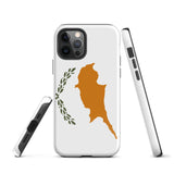 Cyprus Cypriot Flag iPhone Case 15 14 13 12 11 Pro Max Plus Mini Gift Ideas Country Map Skyline Gift For Her Him Ideas Travel  Souvenir