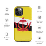 Brunei Bruneian Flag iPhone Case 15 14 13 12 11 Pro Max Plus Mini Gift Travel Souvenir