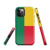 Benin Flag iPhone Case 15 14 13 12 11 Pro Max Plus Mini Gift Travel Souvenir