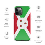 Burundi Burundian Flag iPhone Case 15 14 13 12 11 Pro Max Plus Mini Gift Travel Souvenir