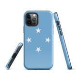 Micronesia Micronesian Flag iPhone Case 15 14 13 12 11 Pro Max Plus Mini Gift Travel Souvenir