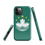 Macao Macau Macanese Flag iPhone Case 15 14 13 12 11 Pro Max Plus Mini Gift Travel Souvenir