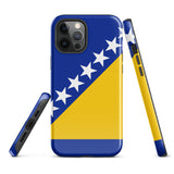 Bosnia and Herzegovina Bosnian Flag iPhone Case 15 14 13 12 11 Pro Max Plus Mini Gift Ideas Country Gift For Her Him Ideas Travel  Souvenir