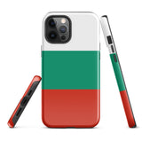 Bulgaria България Bulgarian Flag iPhone Case 15 14 13 12 11 Pro Max Plus Mini Tough Fitted Hard Protective Shell Glossy Rubber Phone Case