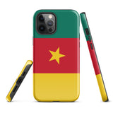 Cameroon Cameroonian Flag iPhone Case 15 14 13 12 11 Pro Max Plus Mini Gift Ideas Country Map Skyline Gift  Travel  Souvenir