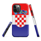 Croatia Croatian Flag iPhone Case 15 14 13 12 11 Pro Max Plus Mini Gift Ideas Country Map Skyline Gift For Her Him Ideas Travel  Souvenir