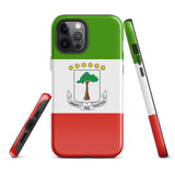 Equatorial Guinea Guinean Flag iPhone Case 15 14 13 12 11 Pro Max Plus Mini Gift Ideas Country Map Skyline Gift Travel  Souvenir