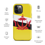 Brunei Bruneian Flag iPhone Case 15 14 13 12 11 Pro Max Plus Mini Gift Travel Souvenir