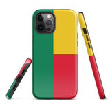 Benin Flag iPhone Case 15 14 13 12 11 Pro Max Plus Mini Gift Travel Souvenir