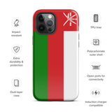 Oman Omani Flag iPhone Case 15 14 13 12 11 Pro Max Plus Mini Gift Travel Souvenir