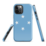 Micronesia Micronesian Flag iPhone Case 15 14 13 12 11 Pro Max Plus Mini Gift Travel Souvenir