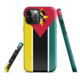 Mozambique Mozambican Flag iPhone Case 15 14 13 12 11 Pro Max Plus Mini Gift Travel Souvenir