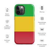 Mali Malian Flag iPhone Case 15 14 13 12 11 Pro Max Plus Mini Gift Travel Souvenir