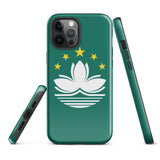 Macao Macau Macanese Flag iPhone Case 15 14 13 12 11 Pro Max Plus Mini Gift Travel Souvenir