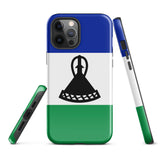 Lesotho Basotho Flag iPhone Case 15 14 13 12 11 Pro Max Plus Mini Gift Travel Souvenir