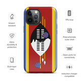 Eswatini Flag iPhone Case 15 14 13 12 11 Pro Max Plus Mini Gift Travel Souvenir