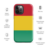 Guinea Guinean Flag iPhone Case 15 14 13 12 11 Pro Max Plus Mini Gift Travel Souvenir