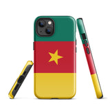 Cameroon Cameroonian Flag iPhone Case 15 14 13 12 11 Pro Max Plus Mini Gift Ideas Country Map Skyline Gift  Travel  Souvenir