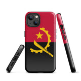 Angola Angolan Flag iPhone Case 15 14 13 12 11 Pro Max Plus Mini Gift Travel Souvenir