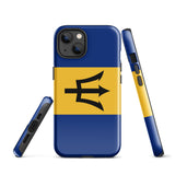 Barbados Barbadian Flag iPhone Case 15 14 13 12 11 Pro Max Plus Mini Gift Travel Souvenir