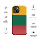 Lithuania Lietuva Lithuanian Flag iPhone Case 15 14 13 12 11 Pro Max Plus Mini Gift Travel Souvenir