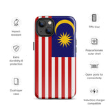 Malaysia Malaysian Flag iPhone Case 15 14 13 12 11 Pro Max Plus Mini Gift Travel Souvenir