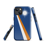 Marshall Islands Marshallese Flag iPhone Case 15 14 13 12 11 Pro Max Plus Mini Gift Travel Souvenir