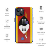 Eswatini Flag iPhone Case 15 14 13 12 11 Pro Max Plus Mini Gift Travel Souvenir