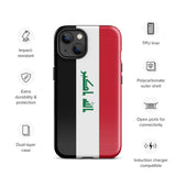 Iraq Iraqi Flag iPhone Case 15 14 13 12 11 Pro Max Plus Mini Travel Souvenir Tourist Beach Lover Food Destination Patriot Gifts