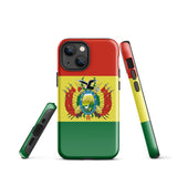 Bolivia Bolivian Flag iPhone 15 14 13 12 11 Pro Max Plus Mini Phone Case iPhone Tough Rugged Protective iPhone case