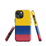 Colombia Colombian Flag  iPhone 15 14 13 12 11 Pro Max Plus Mini Phone Case iPhone Tough Rugged Protective iPhone case