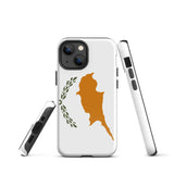 Cyprus Cypriot Flag iPhone Case 15 14 13 12 11 Pro Max Plus Mini Gift Ideas Country Map Skyline Gift For Her Him Ideas Travel  Souvenir