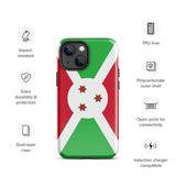 Burundi Burundian Flag iPhone Case 15 14 13 12 11 Pro Max Plus Mini Gift Travel Souvenir