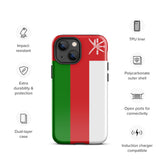 Oman Omani Flag iPhone Case 15 14 13 12 11 Pro Max Plus Mini Gift Travel Souvenir