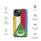 Comoros Flag iPhone Case 15 14 13 12 11 Pro Max Plus Mini Gift Travel Souvenir