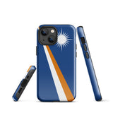 Marshall Islands Marshallese Flag iPhone Case 15 14 13 12 11 Pro Max Plus Mini Gift Travel Souvenir