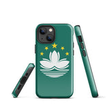 Macao Macau Macanese Flag iPhone Case 15 14 13 12 11 Pro Max Plus Mini Gift Travel Souvenir