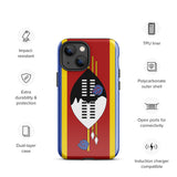 Eswatini Flag iPhone Case 15 14 13 12 11 Pro Max Plus Mini Gift Travel Souvenir