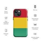 Guinea Guinean Flag iPhone Case 15 14 13 12 11 Pro Max Plus Mini Gift Travel Souvenir