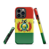 Bolivia Bolivian Flag iPhone 15 14 13 12 11 Pro Max Plus Mini Phone Case iPhone Tough Rugged Protective iPhone case